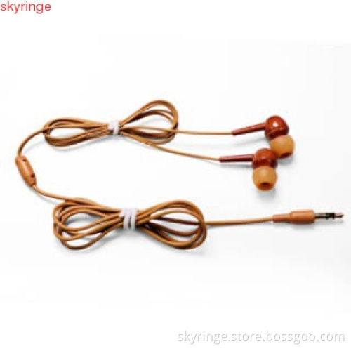 High Quality Stereo Wood in-ear Earphones for mp3